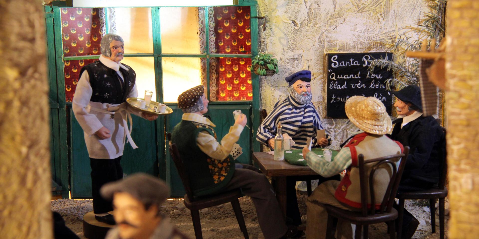 Bar Provencal Cartes Village Des Santons Musee Aubagne Oti Aubagne