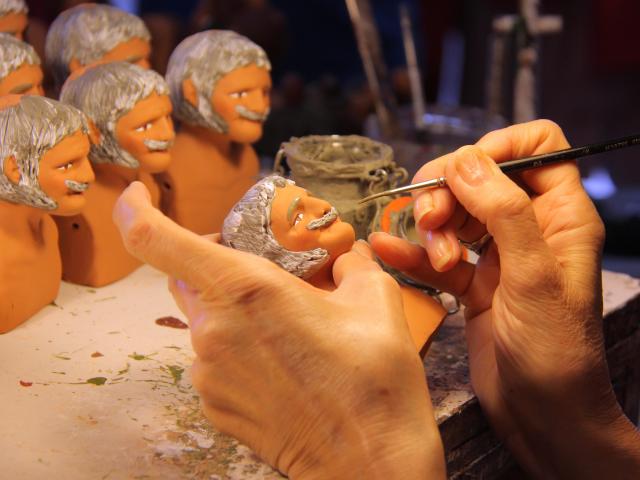 Peinture Santons Dilandro à Aubagne