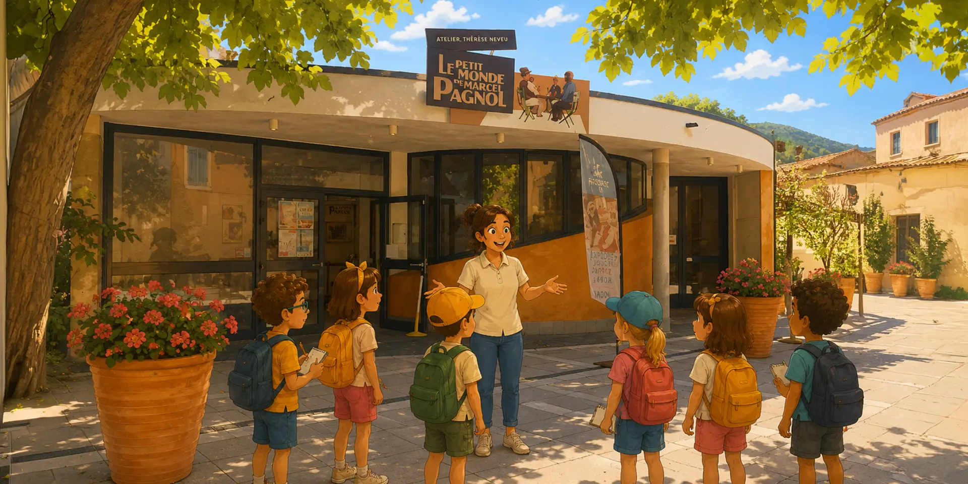 Illustration Petit Monde De Marcel pagnol