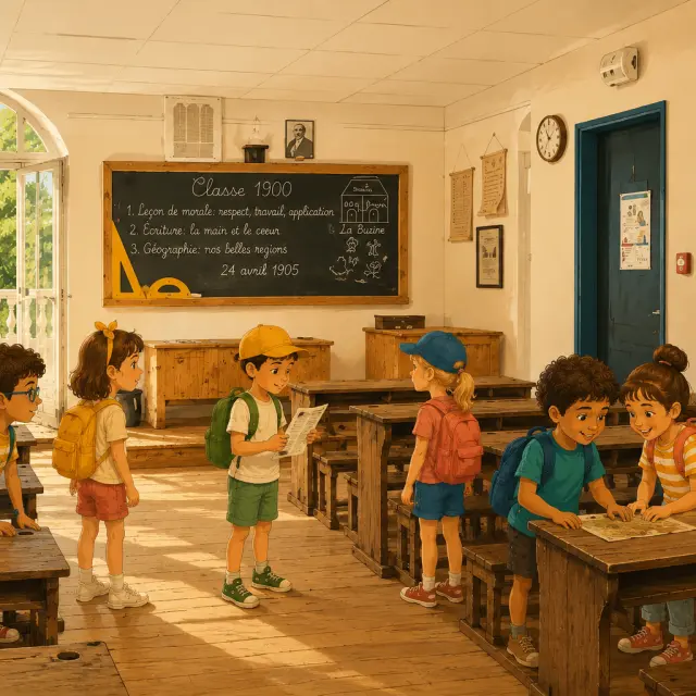 Illustration Classe Château de la Buzine