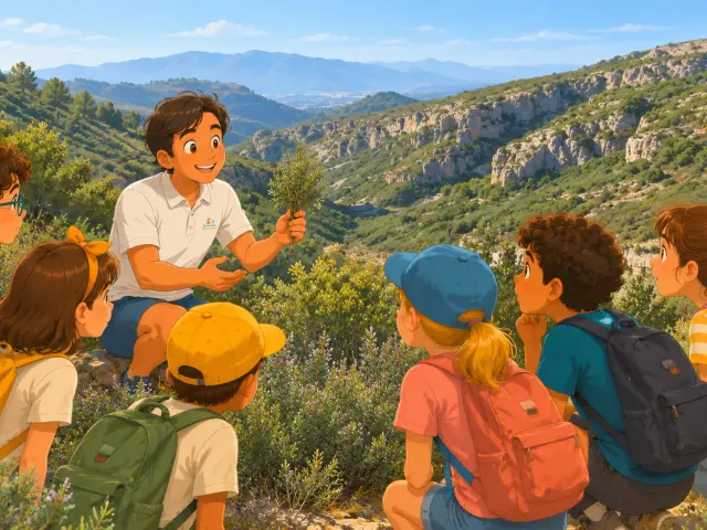 illustration randonnée guide scolaires