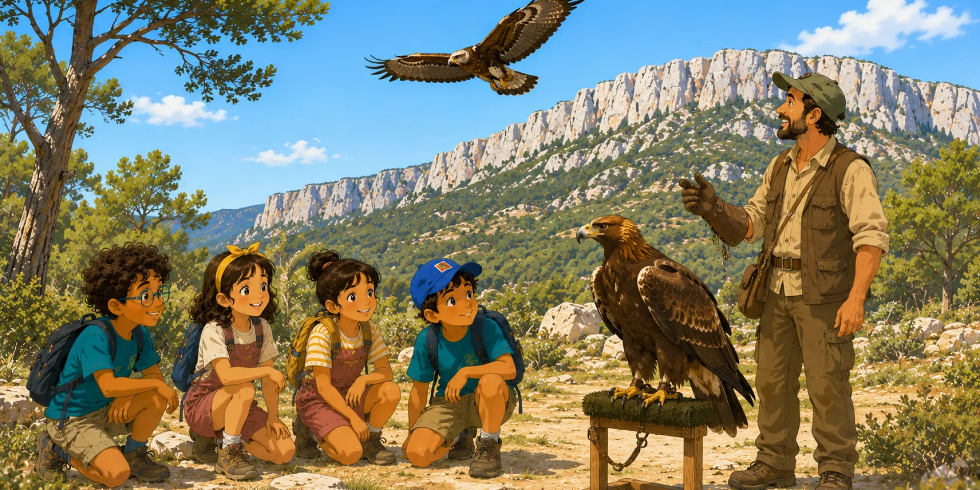 Illustration: Sainte Baume Eagles