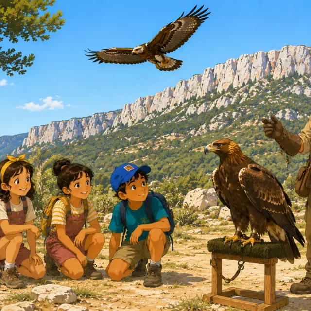 Illustration Aigles Sainte Baume