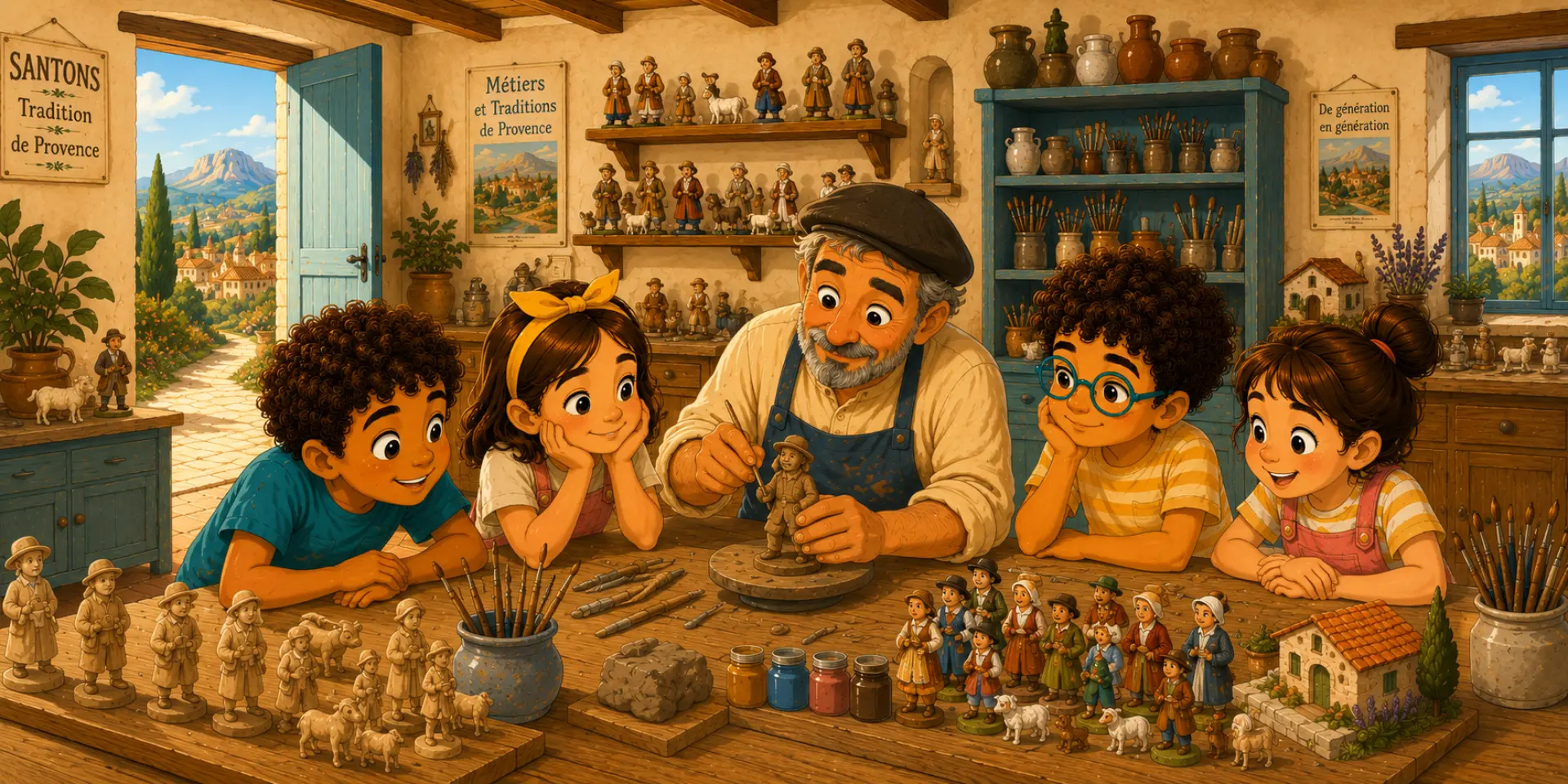 Illustration Atelier Santonnier